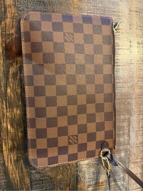 Louis Vuitton pouch wristlet with verified receipt of purchase